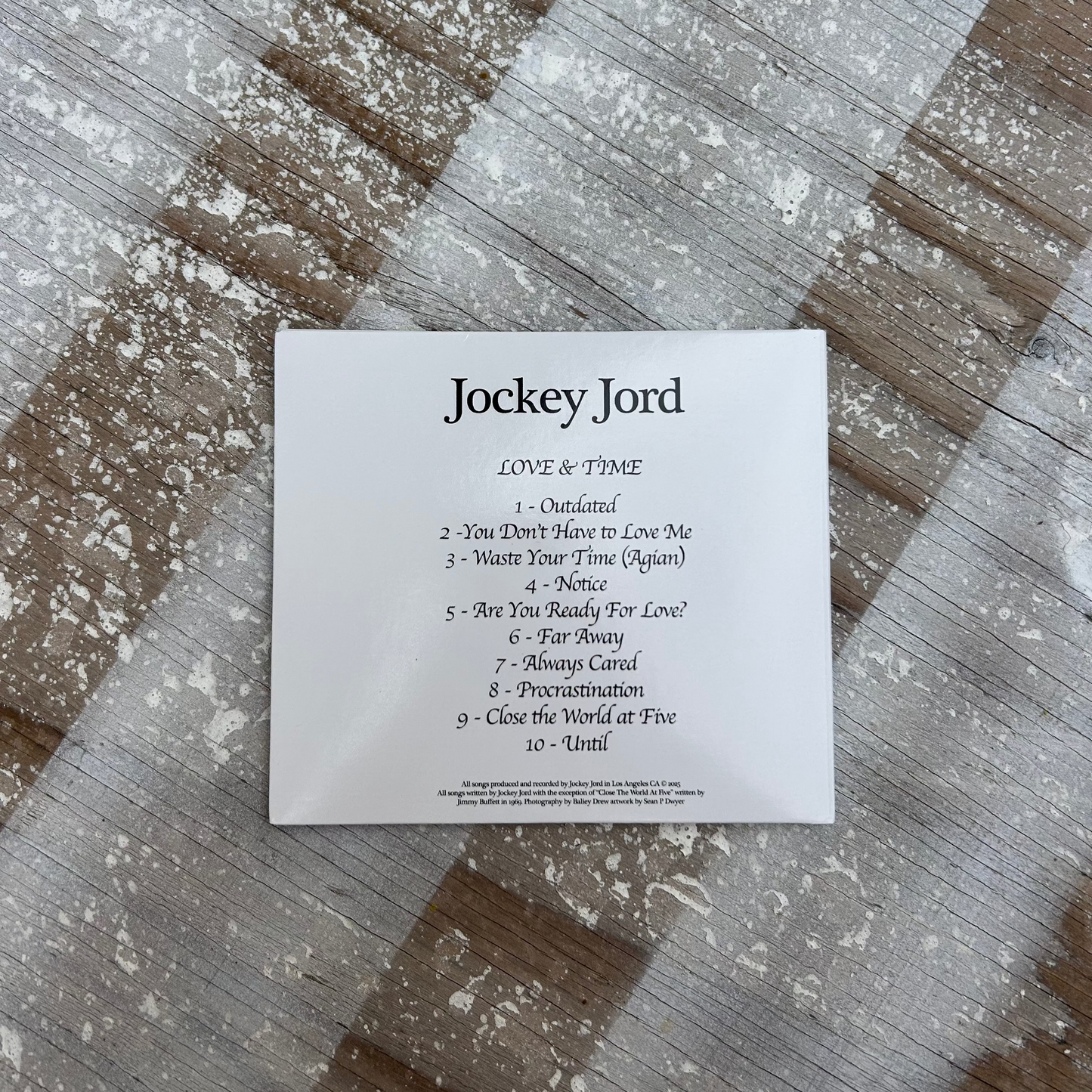 "LOVE & TIME" CD