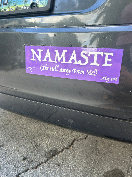 Namaste Bumper Sticker