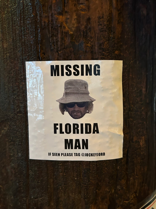 Florida Man Sticker
